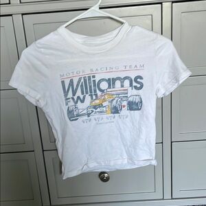 Hollister White Graphic Tee